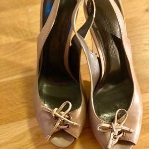 Authentic Burberry Nude Sandals US 8